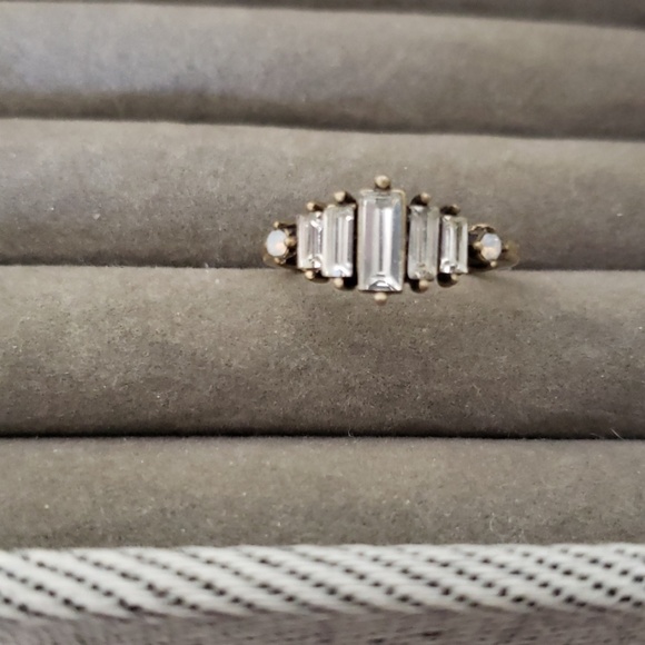 Chloe + Isabel Jewelry - Chloe +Isabel Crystal Baguette Ring, Size 7 Chloe + Isabel Jewelry - Chloe +Isabel Crystal Baguette Ring, Size 7